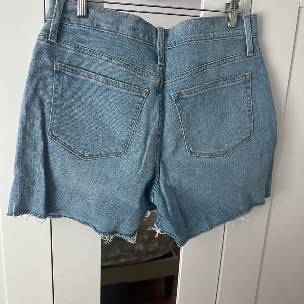 J. Crew Jean Shorts Faded Blue Denim Mom Shorts Women’s Size 29 NWT - Picture 6 of 6